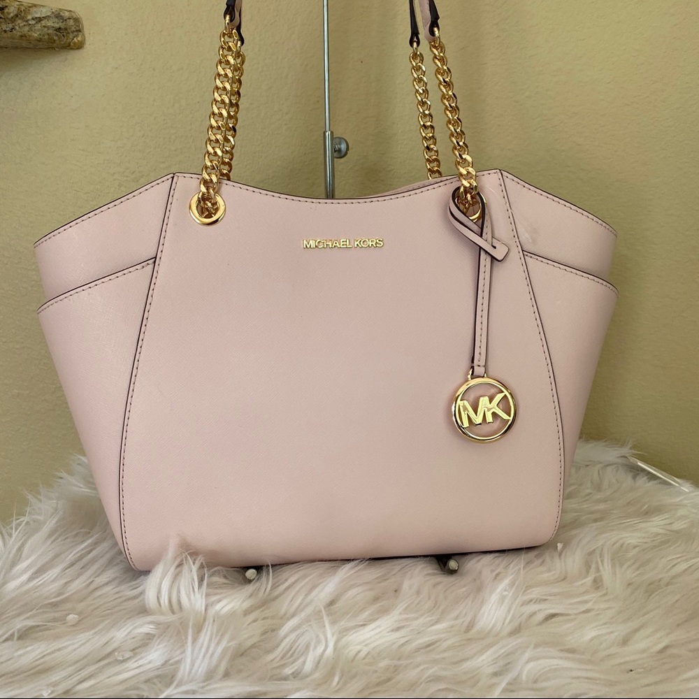 Michael Kors jet set Large chain shoulder tote bag - Picture 5 of 13